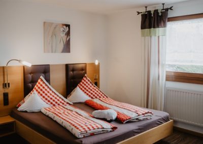 Schlafzimmer in der Fewo Kandelblick